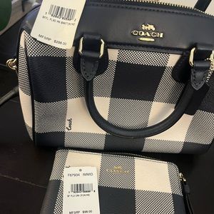 Brand new coach purse and wallet